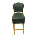 Hanoi Bar Chair in Soft Oak with Bison Cedar Vinyl - Image 2