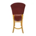 Hanoi Bar Chair in Soft Oak with Bison Bordeaux Vinyl - Image 4