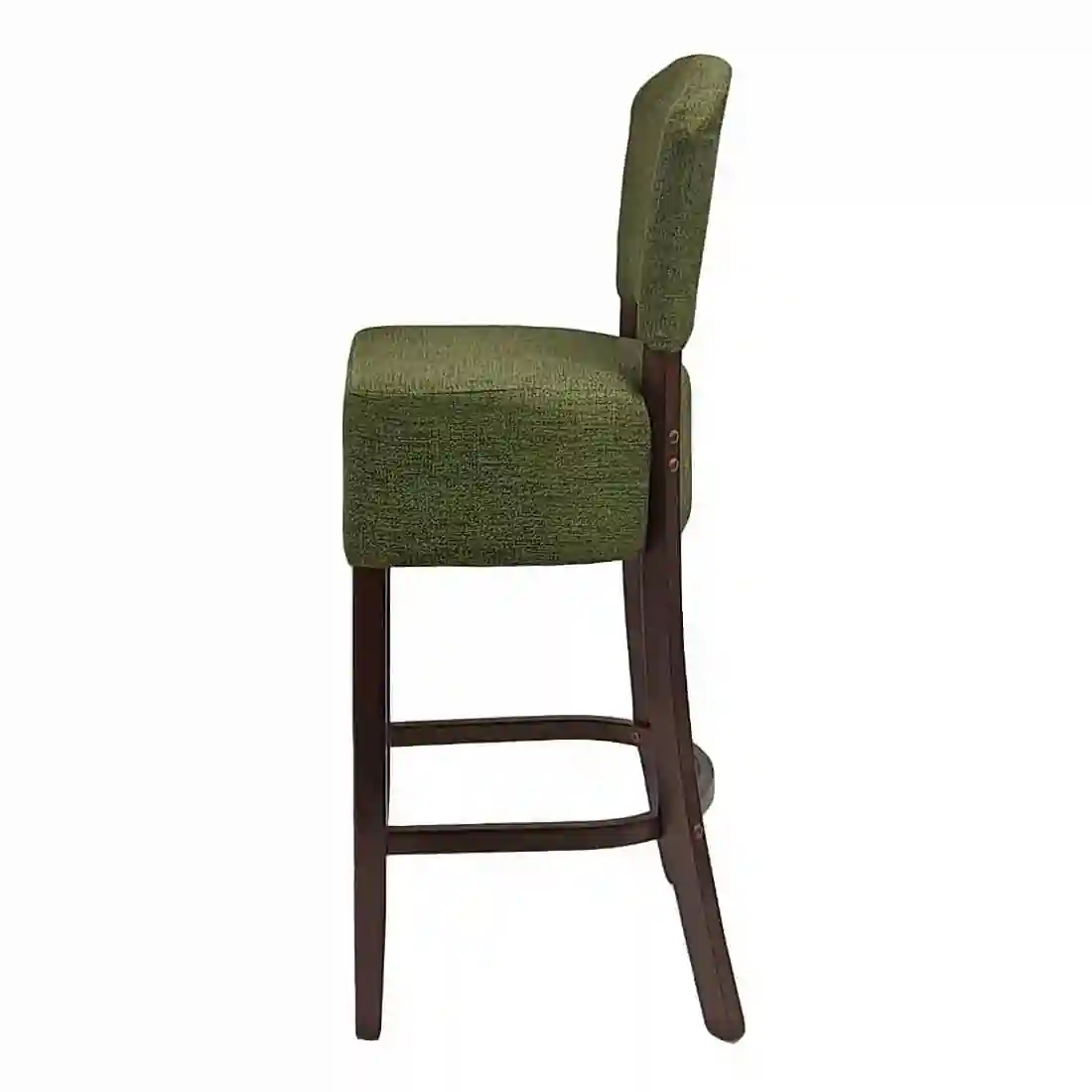 Hanoi Bar Chair In Soft Oak with Shetland Forest Seatpad - Image 3