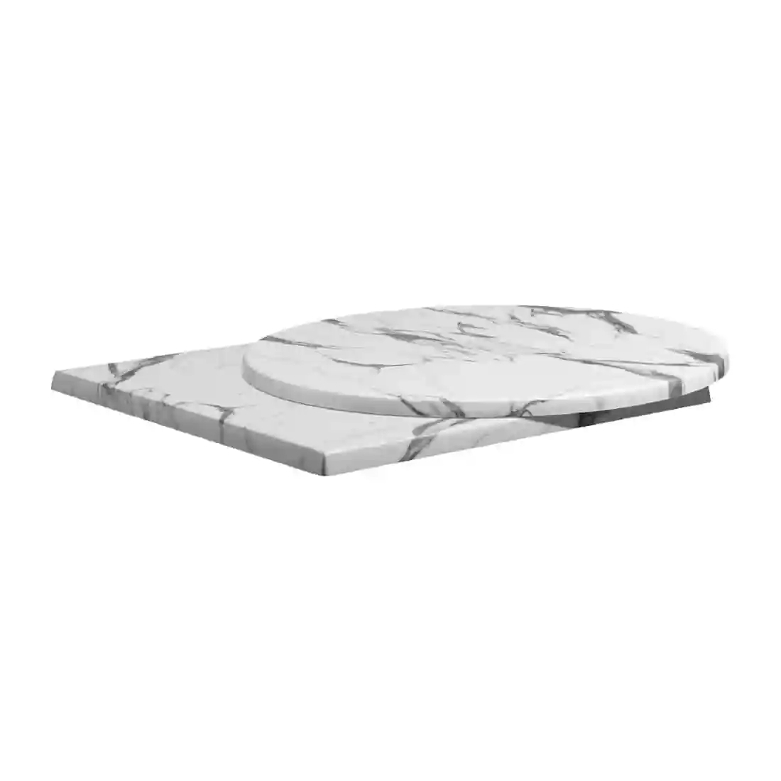 Enduratop Round Carrara Marble Table Top 900mm - Image 2