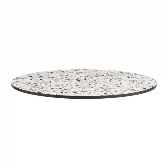 Extrema Round Mixed Terrazzo Table Top 690mm