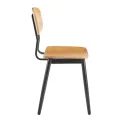 Juna Side Chair Ply Oak & Black Steel (Pack of 2) - Image 3