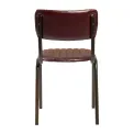 Tavo Stacking Side Chair Vintage Red (Pack of 2) - Image 2
