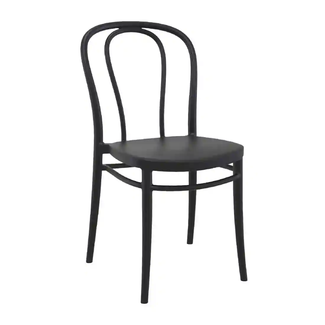 Victor Side Chair Black (Pack of 2) - Image 1