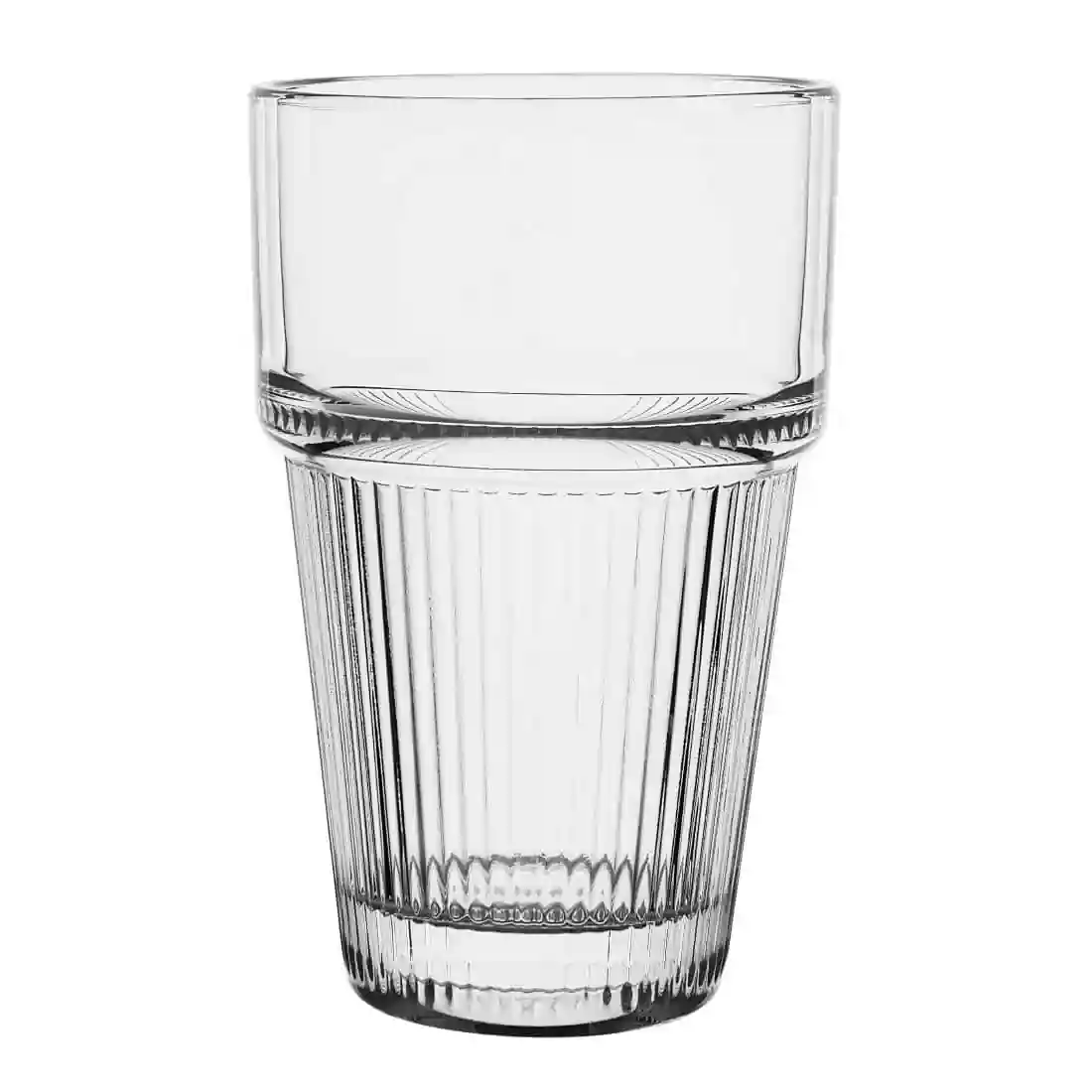 Olympia Ridged Stacking Tumblers 300ml (6 pack) - Image 1