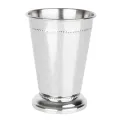 Olympia Barware Beaded Julep Cup Stainless Steel 370ml - Image 1