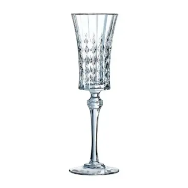 Cristal d'Arques Lady Diamond Flutes 150ml (8 Pack)