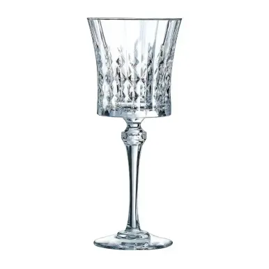Cristal d'Arques Lady Diamond Wine Glasses 270ml (8 pack)