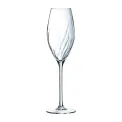 Cristal d'Arques Swirly Flute Glasses 240ml (8 Pack) - Image 4