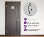 Ladies Toilet Door Symbol. 150mm - Image 1