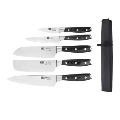Vogue Tsuki 5 Piece Series 7 Knife Set and Wallet