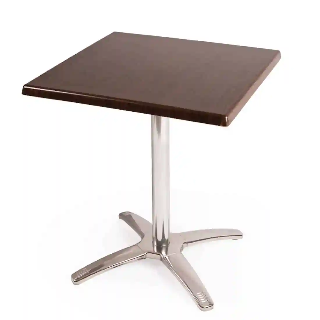 Special Offer Bolero Square Dark Brown Table Top and Base Combo - Image 1