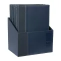 Securit Contemporary Menu Covers and Storage Box A4 Blue - Image 3