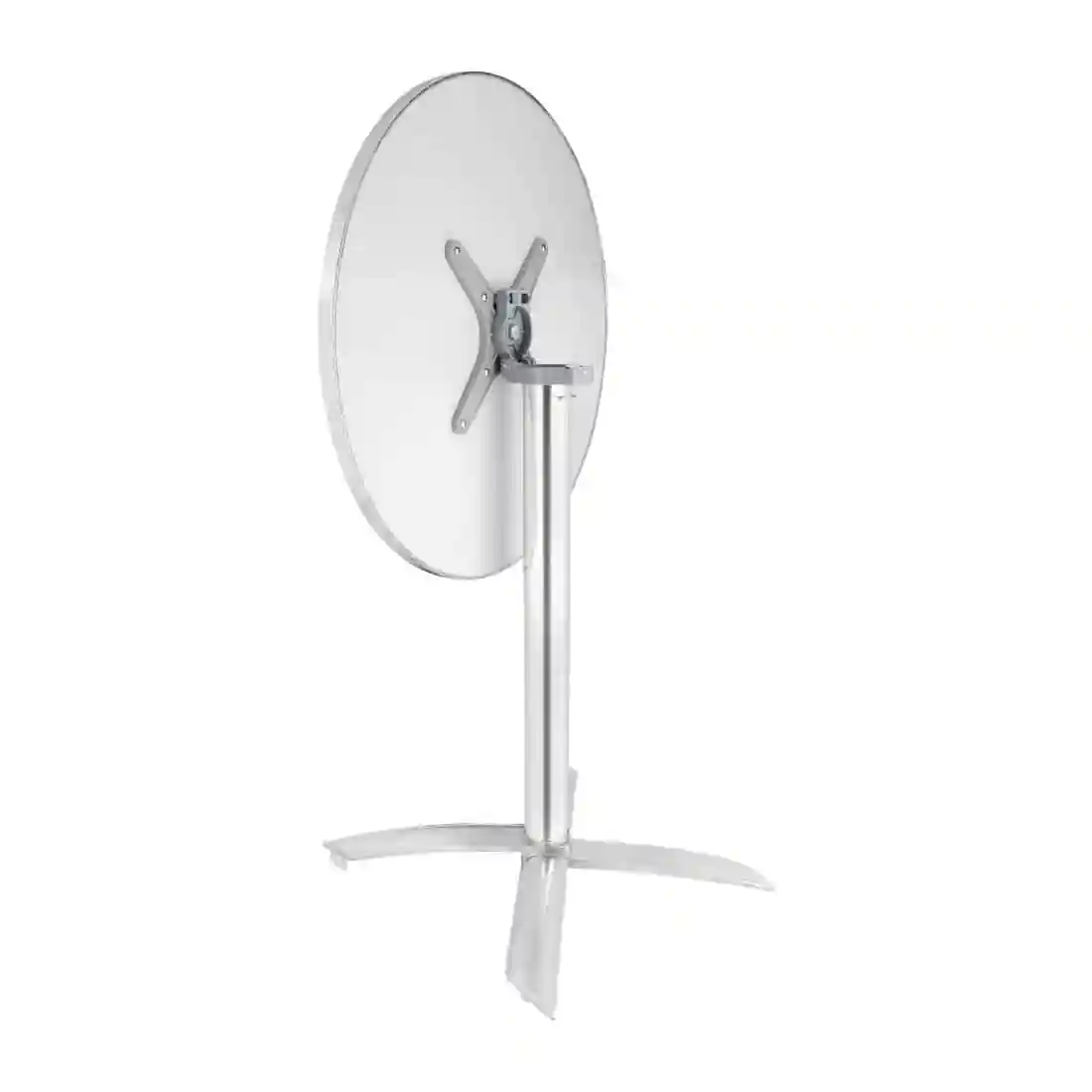 Bolero Round Flip Top Table Stainless Steel 600mm - Image 3