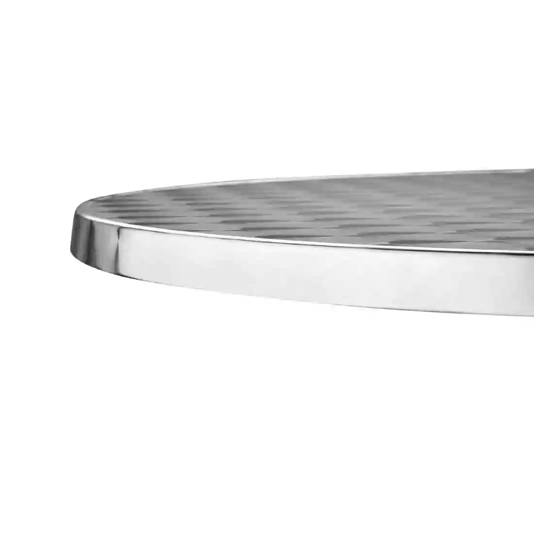 Bolero Steel and Aluminium Round Bistro Table 800mm - Image 3