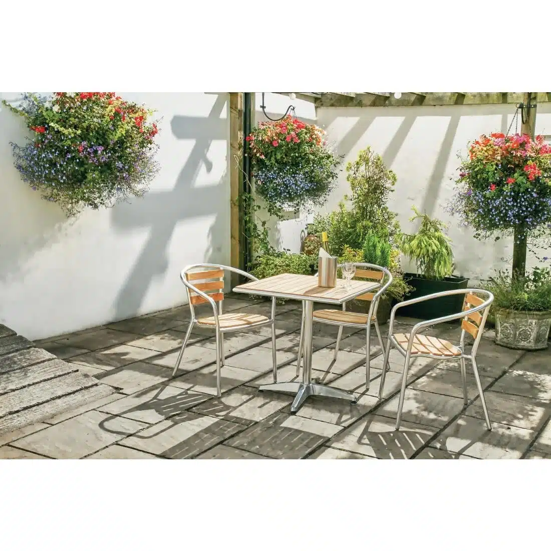 Bolero Ash Top Table Square 600mm (Single) - Image 7