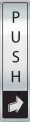 Verticle Push Sign - Metal Door Signs