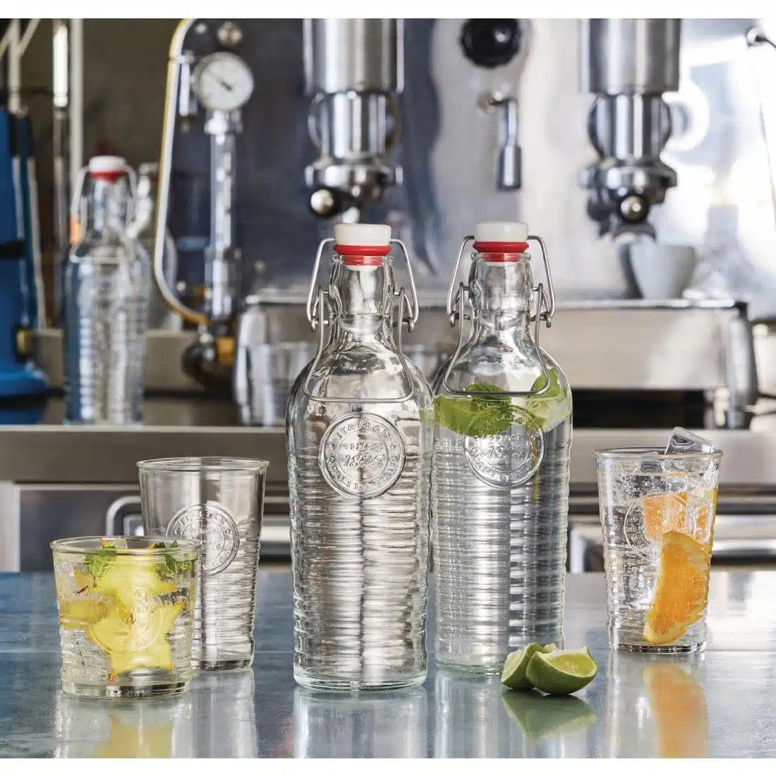 Bormioli Rocco Officina 1825 Vintage Swing Top Bottle 1.2Ltr (Pack of 6) - Image 2