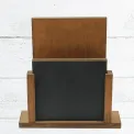 Wooden Menu Holder with Chalk Board - Image 4
