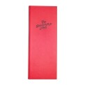 Red Fine Grain Faux Leather Menu Covers by Smart Hospitality Supplies