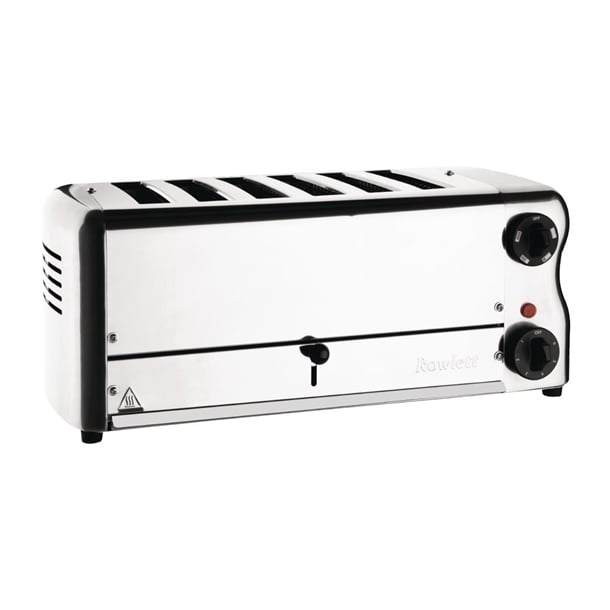 Buy Rowlett Esprit 6 Slot Toaster with Sandwich Cages and Extra Duraheat Elements Chrome from Smart Hospitality Supplies