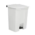 Rubbermaid Step-On Pedal Bin White 68Ltr - Image 1