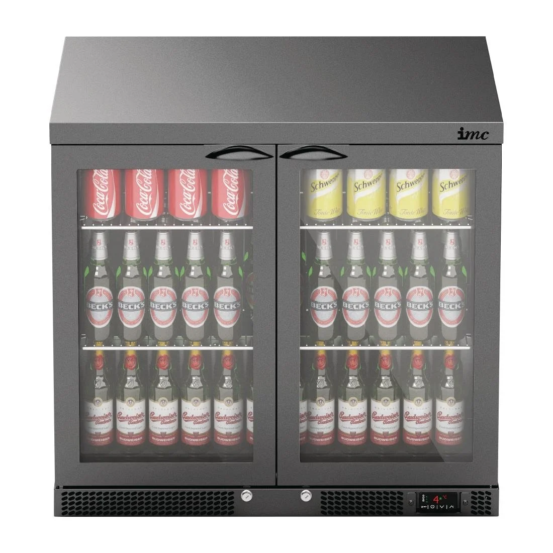 IMC Mistral M90 Double Door Bottle Cooler 185Ltr F77/251B - Image 4