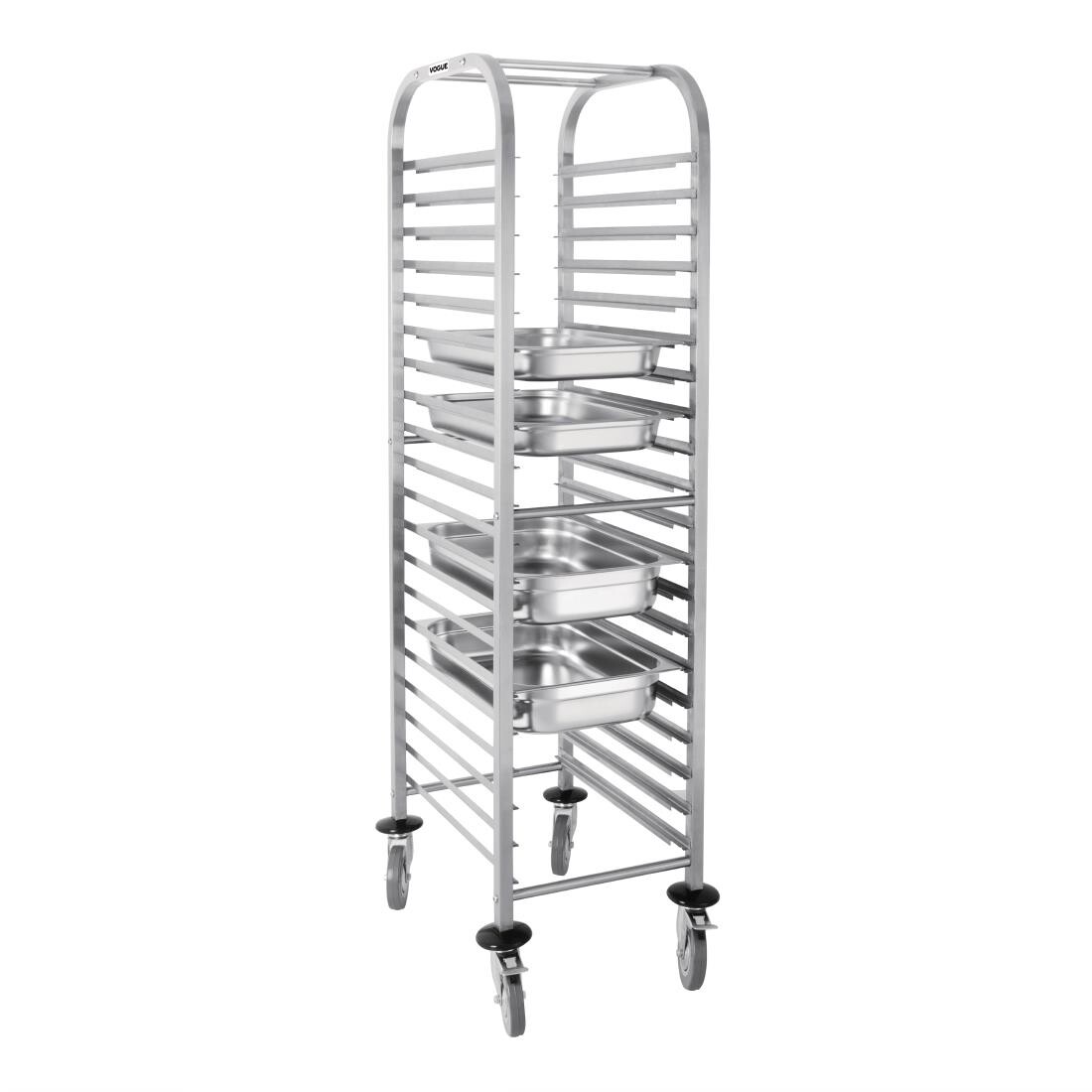 Vogue Gastronorm Racking Trolley