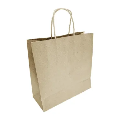 Fiesta Recyclable Twist Handle Brown Paper Bags Small (250 Pack)