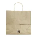 Fiesta Recyclable Twist Handle Brown Paper Bags Small (250 Pack) - Image 2