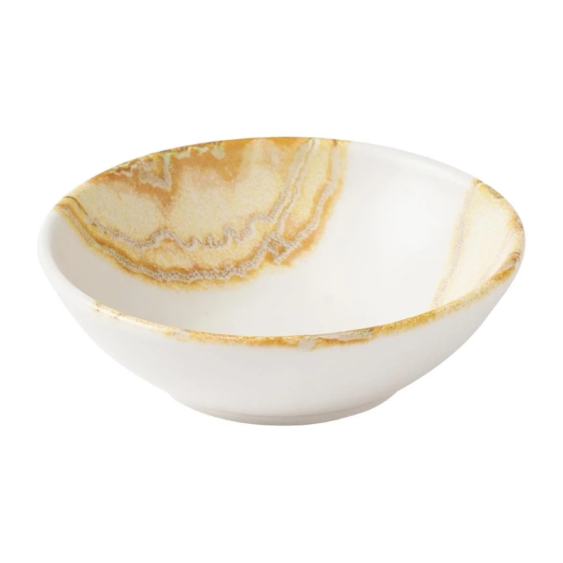 Churchill Tide Shallow Bowls Gold 130mm (12 Pack)