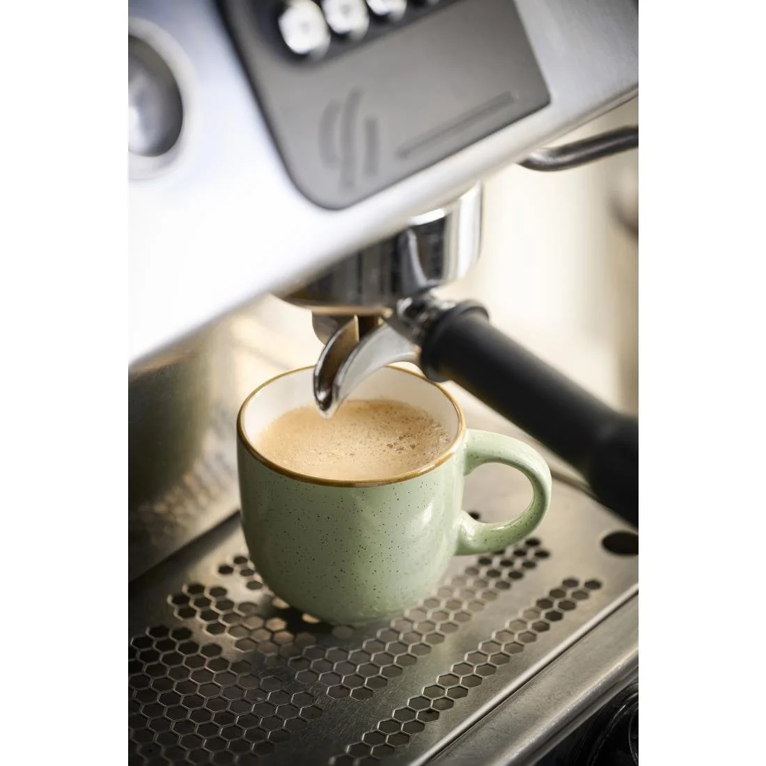 Churchill Stonecast Bubble Mugs Sage Green 227ml (12 Pack) - Image 2