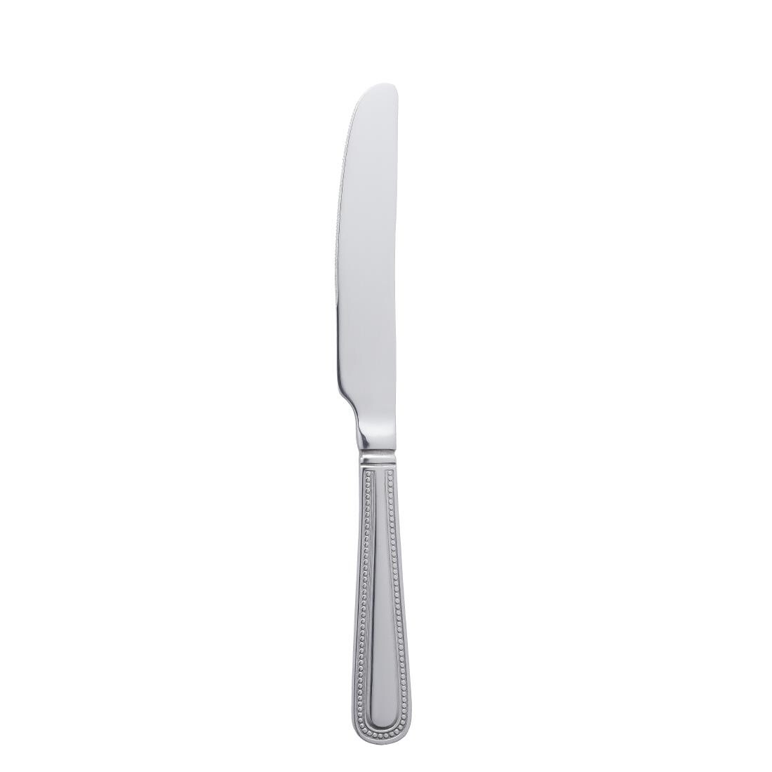 Olympia Bead Solid Handle Dessert Knife