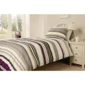 Mitre Essentials Madison Stripe Housewife Pillowcase Magenta - Image 2