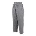 Chef Works Essential Baggy Pants Small Black Check - Image 8