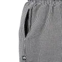 Chef Works Essential Baggy Pants Small Black Check - Image 9