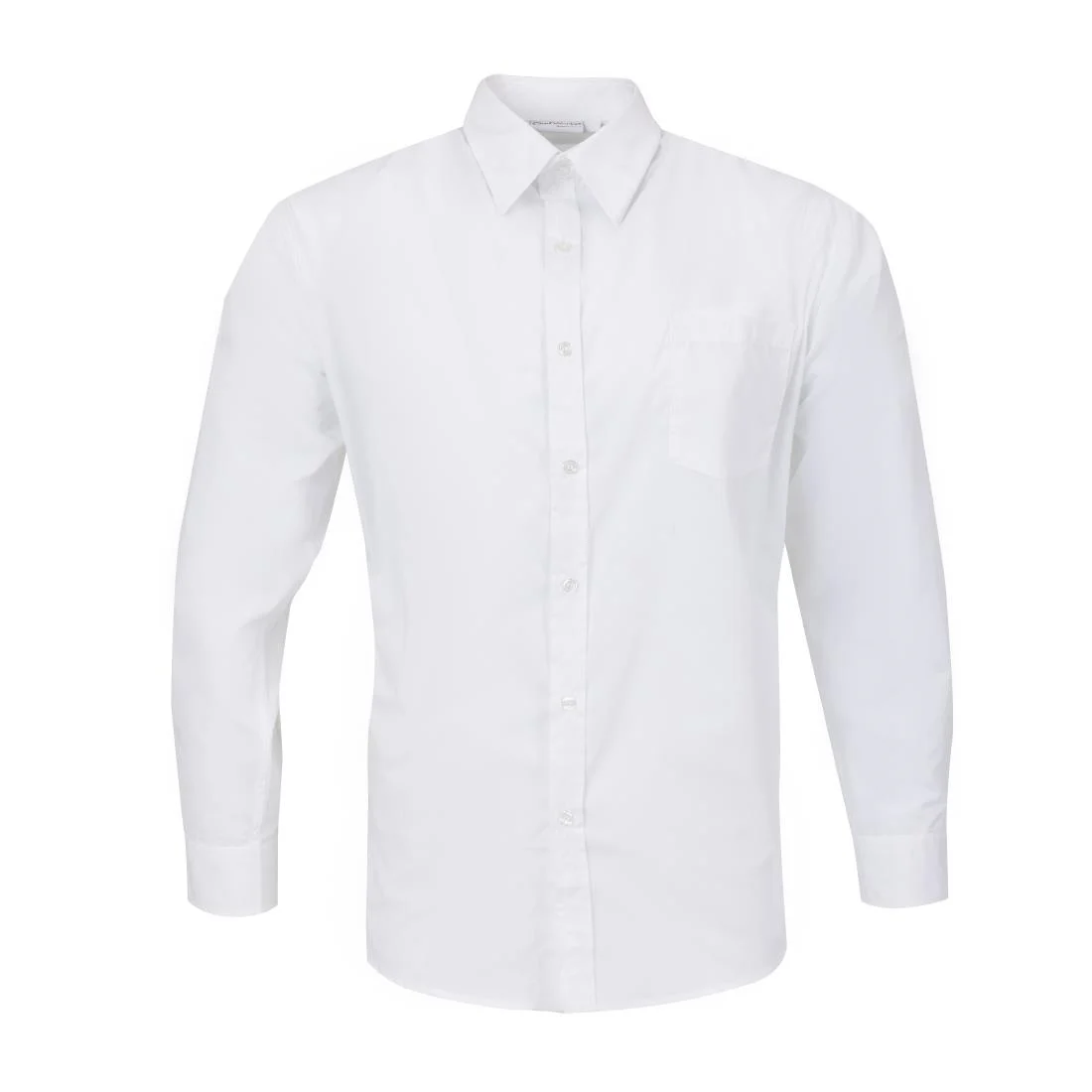Uniform Works Unisex Long Sleeve Shirt White S