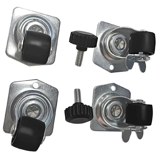 Polar Castors and Adjustable Feet (Set of 6)