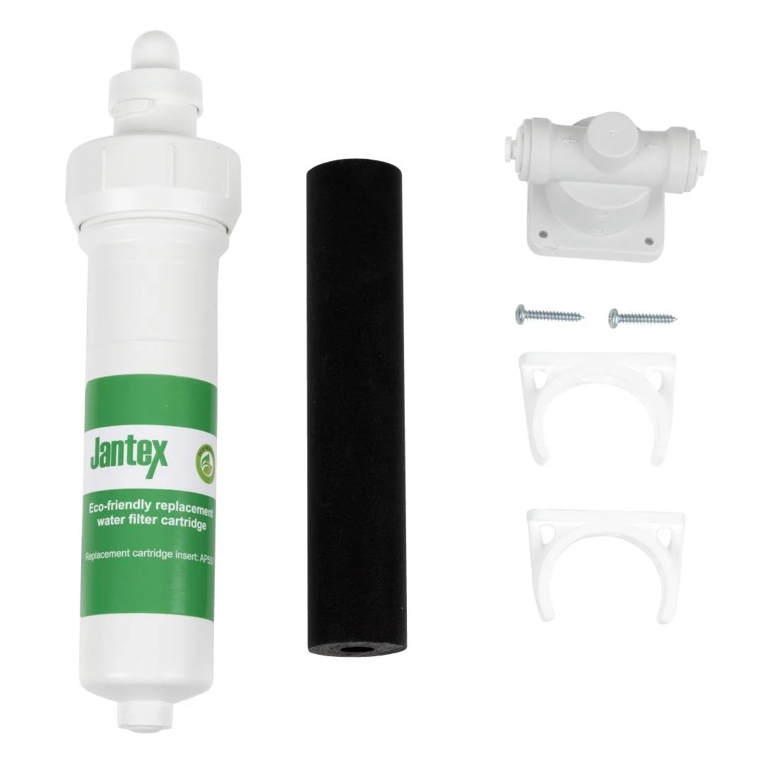 Jantex Water Boiler Filter Head, Cartridge and Clips - Image 1