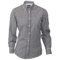 Uniform Works Womens Gingham Shirt Black XL