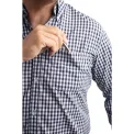 Uniform Works Mens Gingham Shirt Black M
