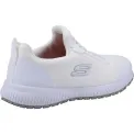 Skechers Womens Slip Resistant Squad Trainers White - Image 8