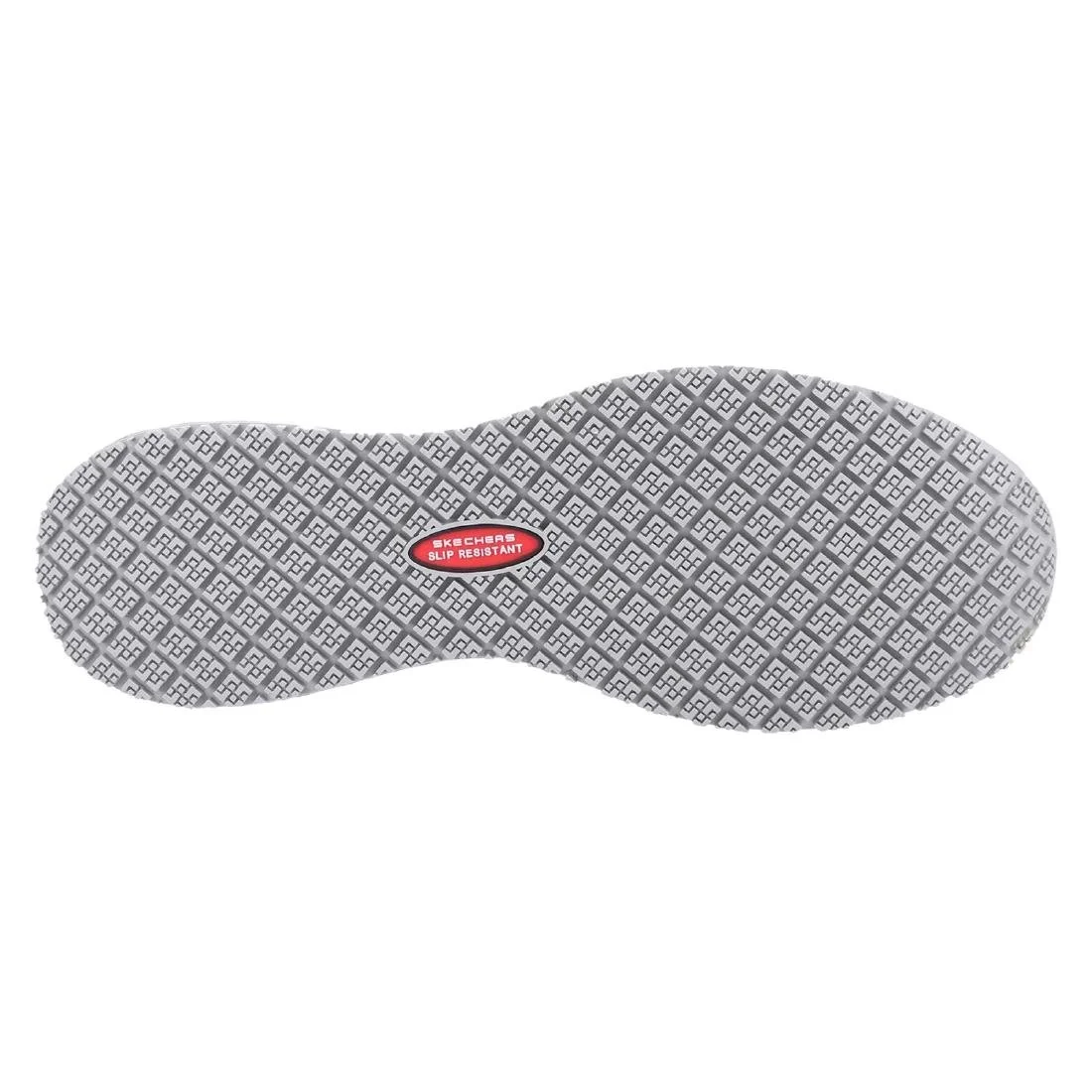 Skechers Slip Resistant Squad Myton Trainers White - Image 4