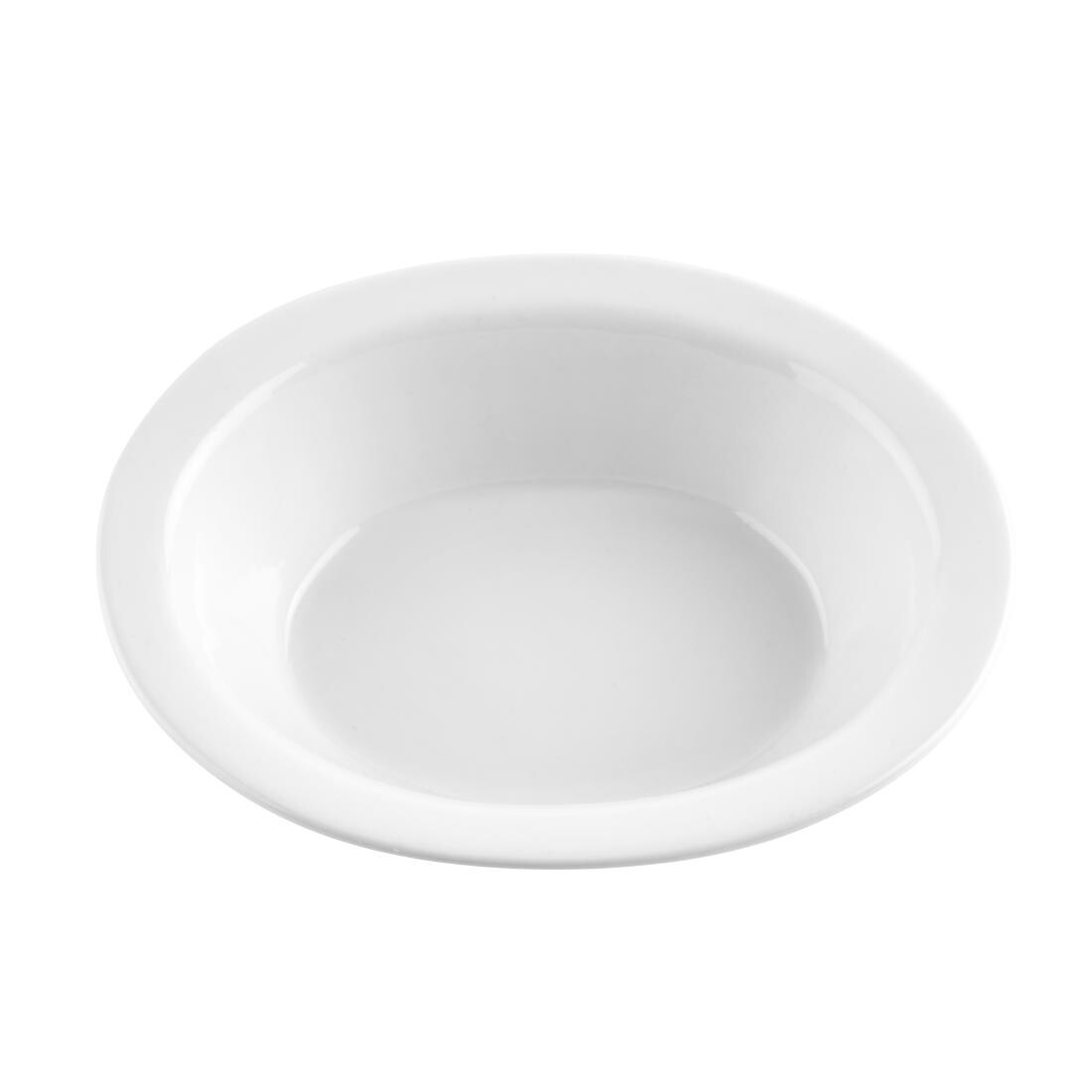 Olympia Whiteware Oval Pie Dishes 170mm