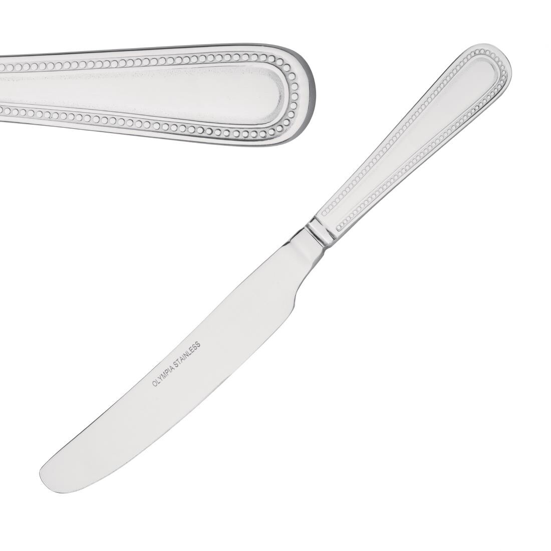 Olympia Bead Solid Handle Table Knife