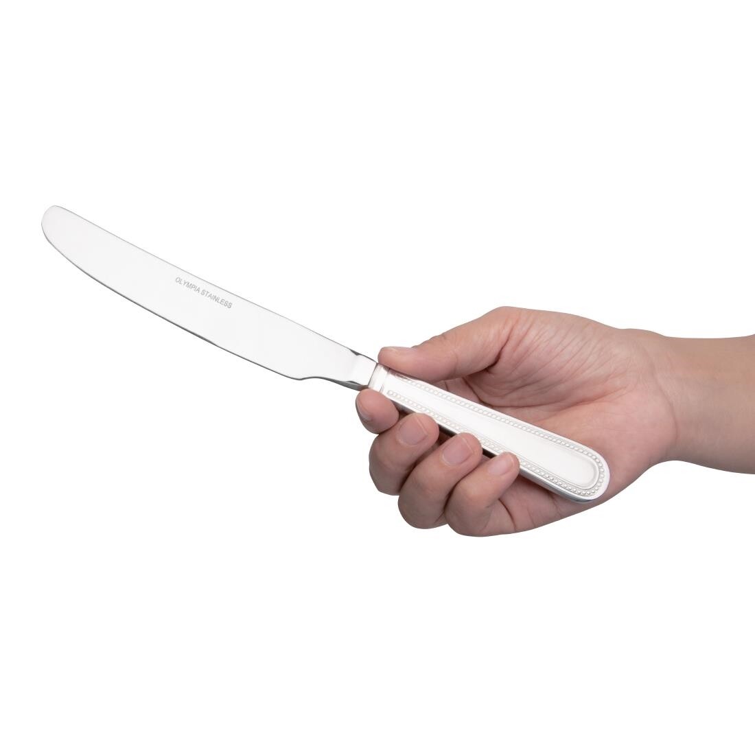 Olympia Bead Solid Handle Table Knife