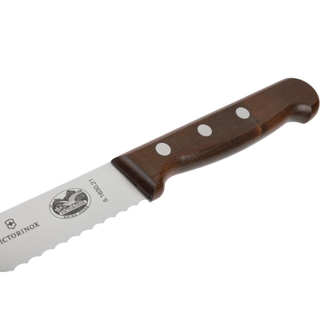 Victorinox Wooden Handled Serrated Bread Knife 21.5cm
