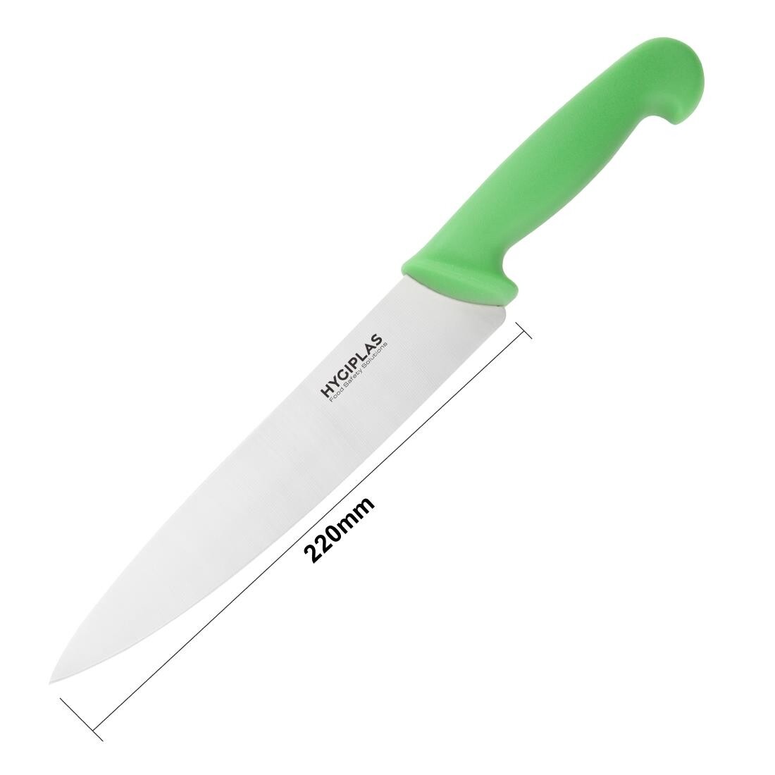 Hygiplas Chefs Knife Green 21.5cm