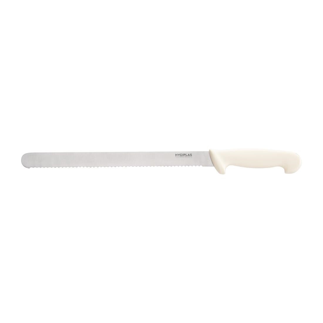 Hygiplas Serrated Slicer White 30.5cm