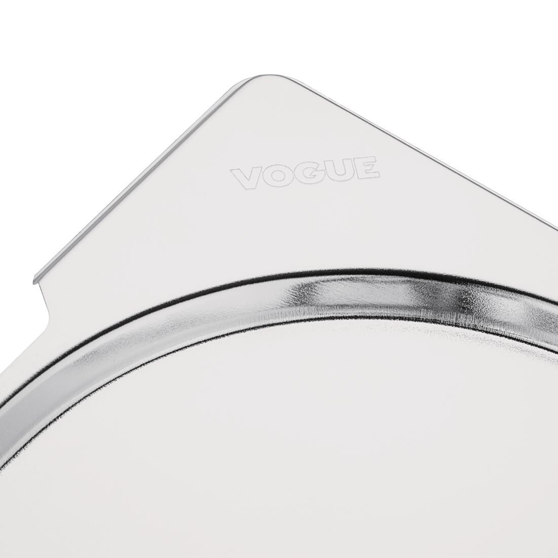 Vogue Stainless Steel 1/2 Gastronorm Handled Pan Lid